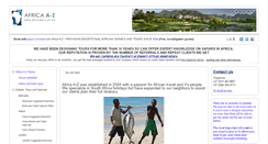 Desktop Screenshot of africaa-z.com