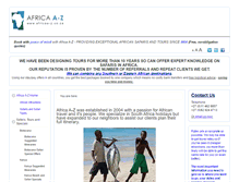 Tablet Screenshot of africaa-z.com